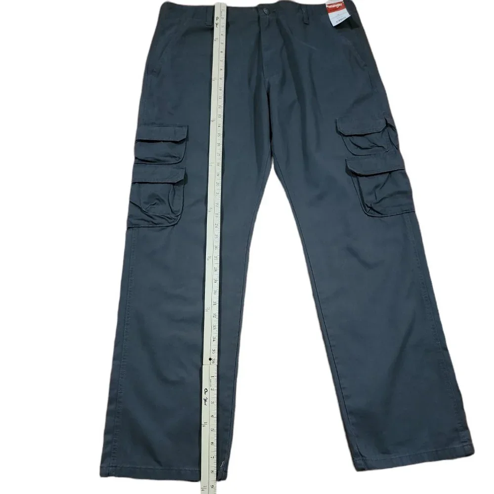 Wrangler Authentics Men's Premium Relaxed Fit Straight Leg Cargo Pant Sz 36X34 - Picture 8 of 11